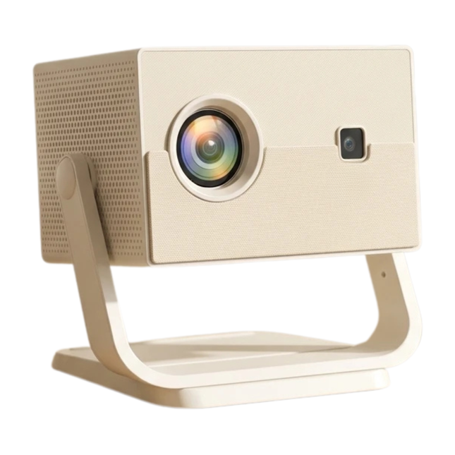 Compact 1080P LED LCD Video Projector 300 ANSI Lumens for Home, Office and Outdoor Viewing