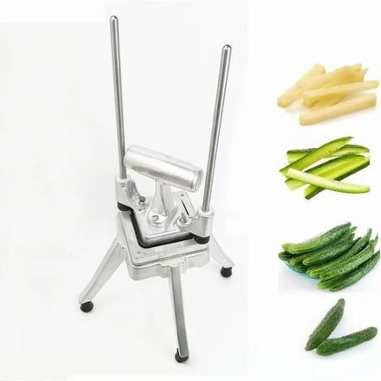Heavy-Duty Hand-Operated Stainless Steel Veg Slicer for Professional Kitchens