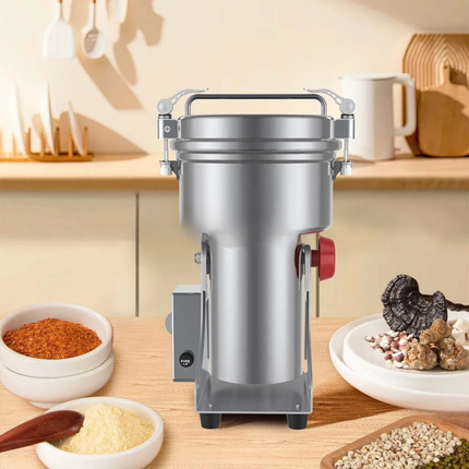 1900W Electric Grain Grinder with 800g Capacity Stainless Steel Spice Powder Machine
