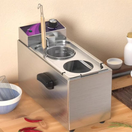 Commercial 2KW Instant Cup Noodle Cooker – Fast Heating Stainless Steel Unit