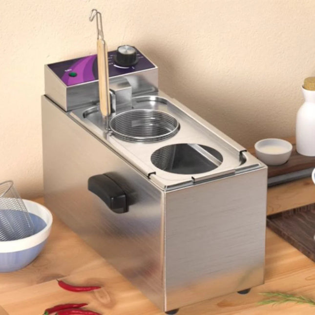 Commercial 2KW Instant Cup Noodle Cooker – Fast Heating Stainless Steel Unit