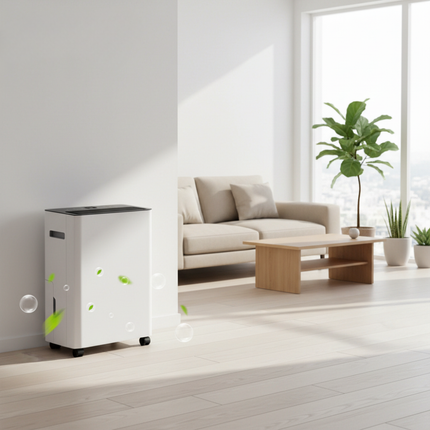 12L Refrigerative Dehumidifier for Home Use 2.3L Water Tank Low Noise Moisture Control Unit