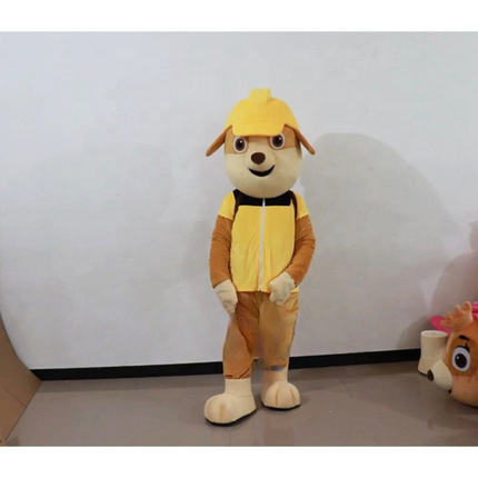 Adult Dog Mascot Costume Full Body Cartoon Patrol Suit Unisex Party Event Outfit