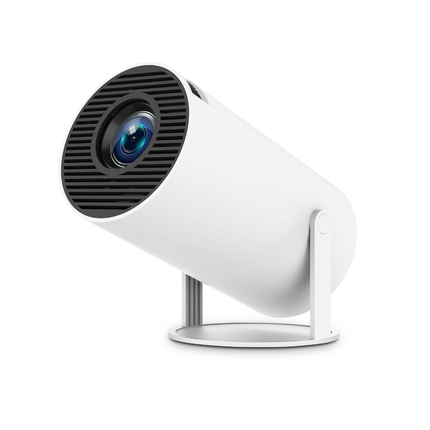 Compact Android 11 Smart Projector 720p WiFi 6 Bluetooth HD Input Portable Mini Home Cinema