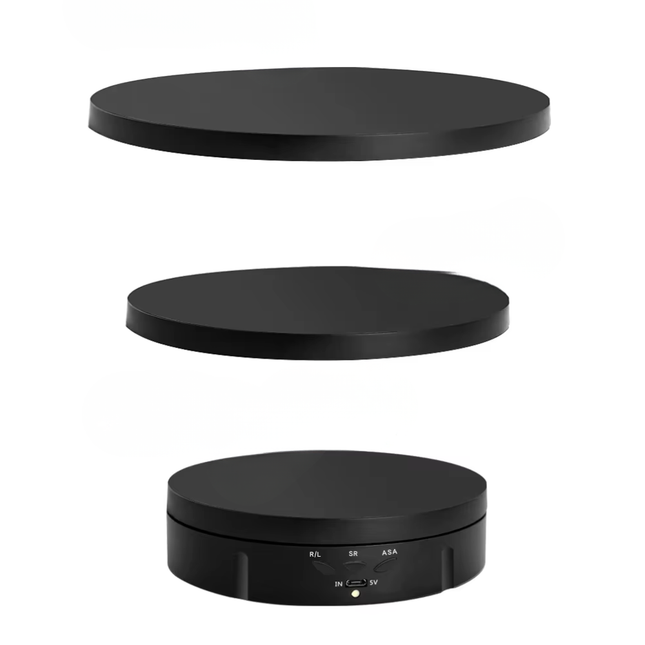 Automatic Rotating Display Turntable Stand 3-in-1 with Remote, 8kg Load Capacity