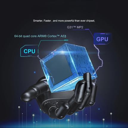 4K Android 14 TV Box Dual WiFi Bluetooth Media Player with Voice Control Remote