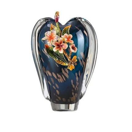 Light Luxury Glazed Ceramic Vase Modern Tabletop Décor for Living Room, Dining Table, or Entryway