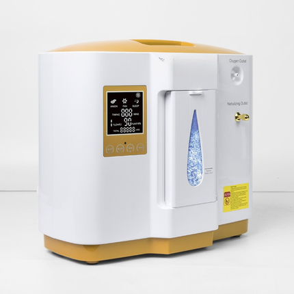 Portable 1–7L Oxygen Generator with Low-Noise Operation and Remote Control
