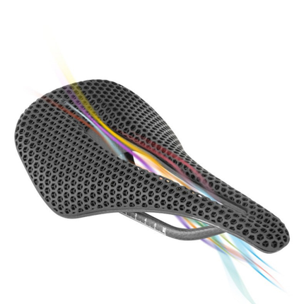 3D-Printed Bicycle Saddle with Ventilated Short Nose Design