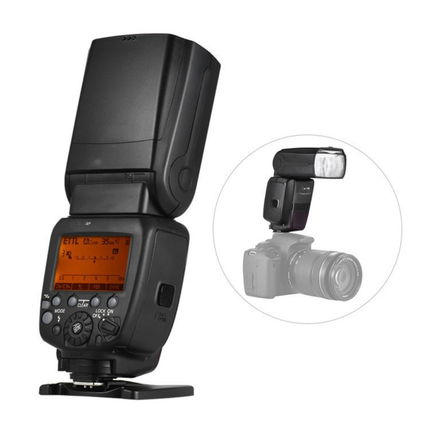 Wireless TTL Camera Flash with High-Speed Sync, Off-Camera Control, AA Battery Powered