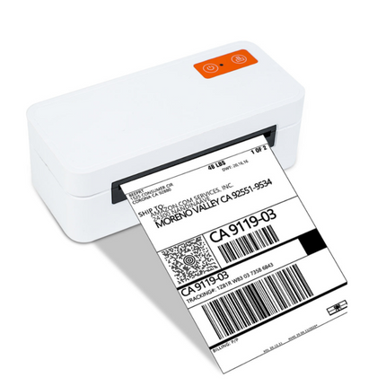Wireless Thermal Shipping Label Printer – USB & Bluetooth, 108mm Print Width
