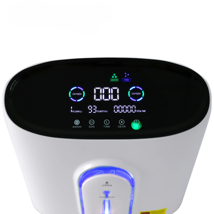 Compact Oxygen Machine 1–8L Flow with Remote Control & Quiet Operation