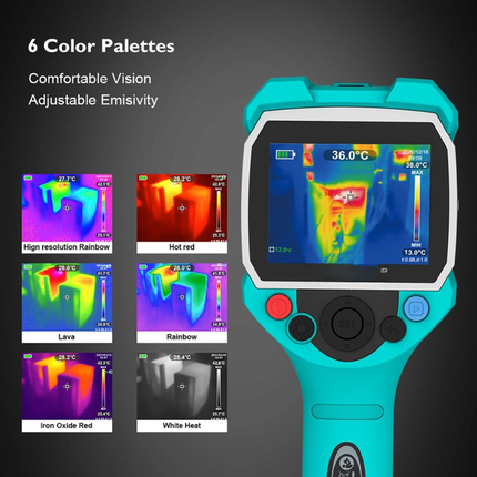 Handheld Thermal Imager Infrared 120x90 Resolution Waterproof Long Battery Life Industrial Use