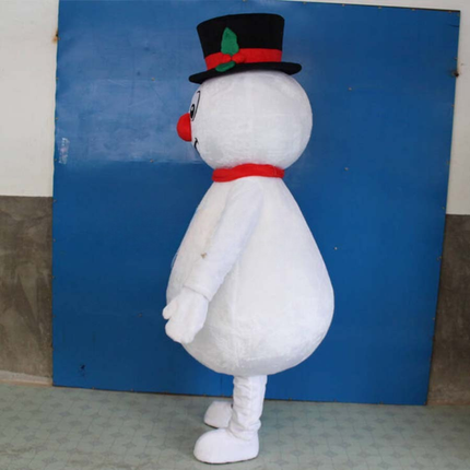 Professional Adult Snowman Mascot Costume – Holiday Party & Event Cartoon Character Outfit