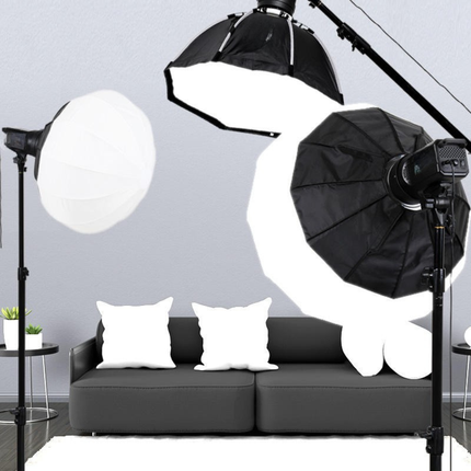Portable 80W LED Video Light 5600K Daylight with Silent Fan and Remote Dimming