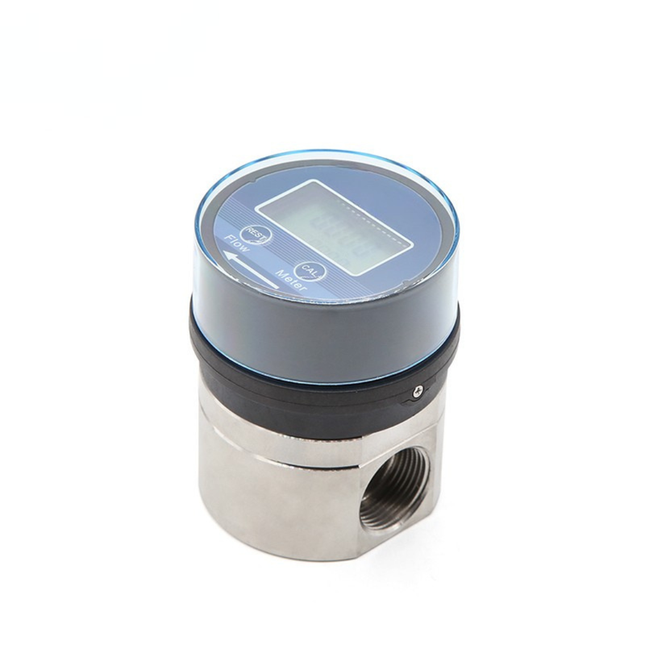 High Precision Stainless Steel Flow Meter with Digital Display G3/8 Threaded