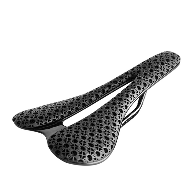 Carbon Fibre Bike Saddle with 3D Printed Comfort Support