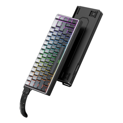 Compact RGB Wired Mechanical Keyboard 68 Keys with Gradient Keycaps & N-Key Rollover