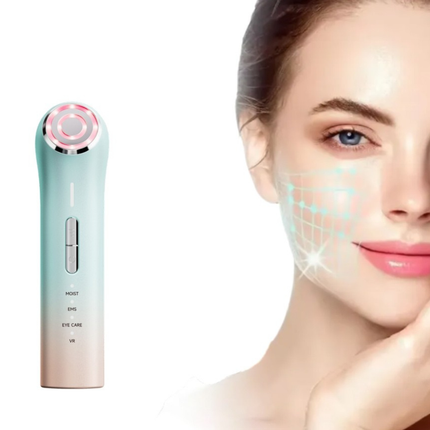 Slim Microcurrent Facial Massage Device for Skin Firming & Contouring – Portable Handheld Beauty Tool