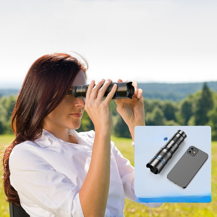 Long-Range Smartphone Telephoto Lens Kit with Tripod Support