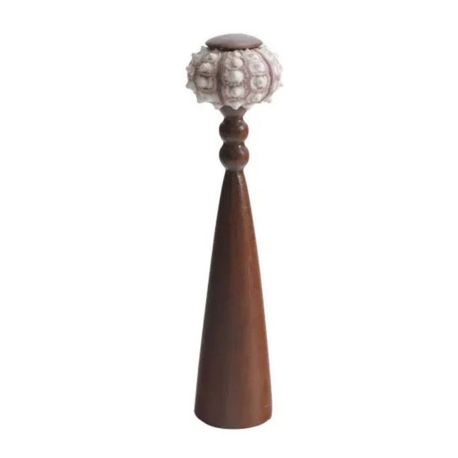 Ocean-Inspired Shell LED Table Lamp – Coastal Resin Accent Light for Home Décor