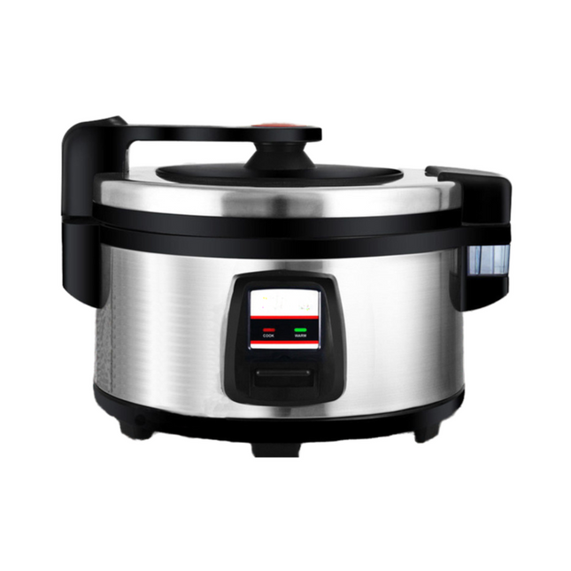 Large Capacity Commercial Rice Cooker with Stainless Steel Housing and Non-Stick Inner Pot 13L/10L