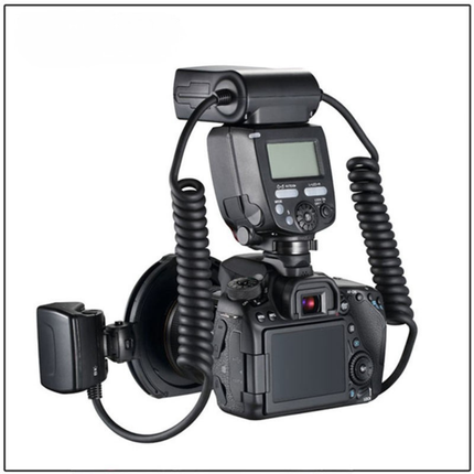 Professional Macro Twin Flash Lighting System with Daylight Output & Multi-Lens Compatibility