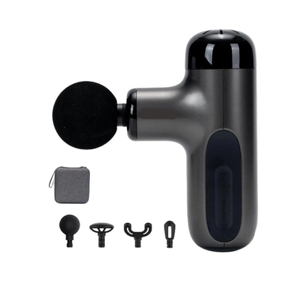 Portable Rechargeable Massage Gun for Muscles with 4 Interchangeable Heads