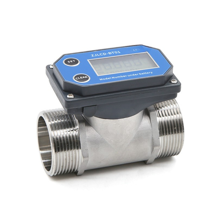 Turbine Water Flow Meter with Pulse Output 304 Stainless Steel Threaded Connection
