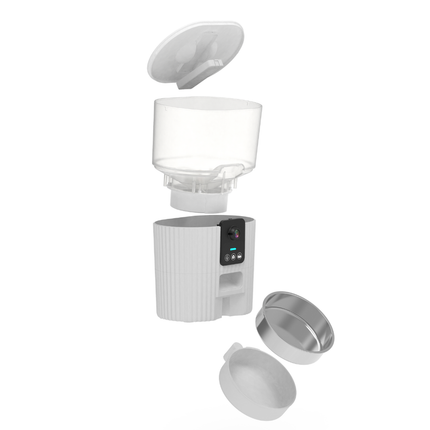 Smart WiFi Pet Feeder with Camera – Automatic Dry Food Dispenser for Cats, Dogs, Birds & Small Pets
