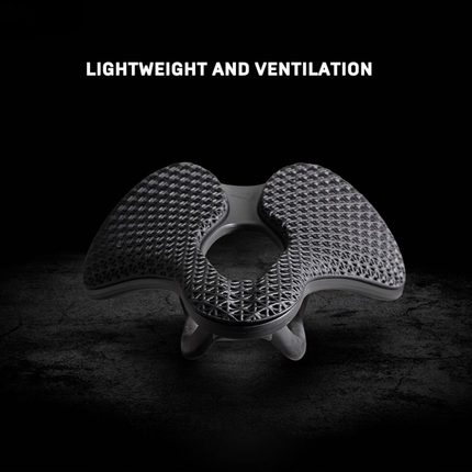 Short Nose Carbon Fiber Bike Saddle with 3D Printed Ventilated Design