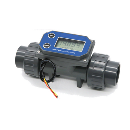 40mm Electronic Turbine Water Flow Meter with LCD Display