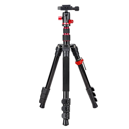 Compact Aluminum Tripod 140cm Extendable Monopod for Mobile & Camera