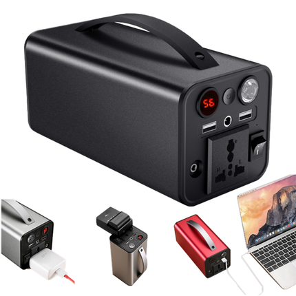 Portable 2-in-1 Car Jump Starter 20000mAh Power Bank with LED Light & USB Output