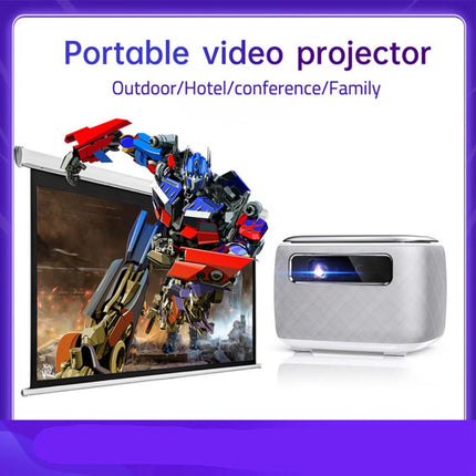 Smart Wireless DLP Mini Projector with Android OS, Powerful Audio & Auto Focus Technology