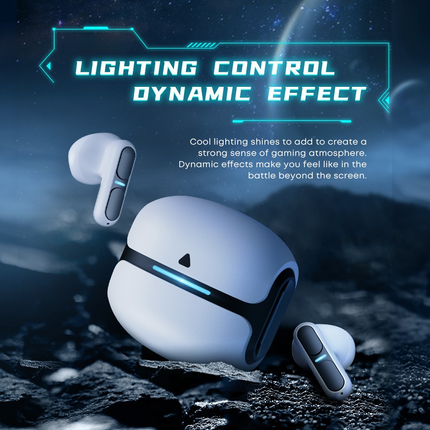 Wireless Bluetooth 5.4 Earbuds with LED Charging Case & Noise Cancellation