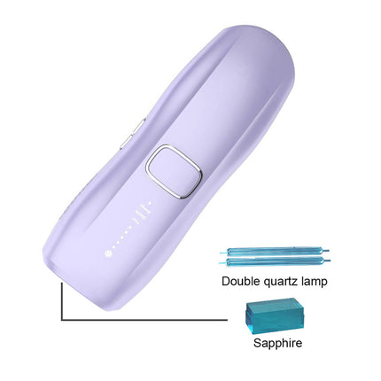 510–1200nm Wavelength IPL Hair Remover with Dual Quartz Lamps