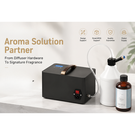 Commercial Aroma Diffuser with Waterless Design, WiFi App Control and Rechargeable Battery