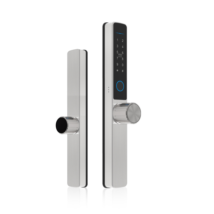 Waterproof Smart Door Lock Handle Keyless Entry Fingerprint Password Card App Control for Home Office