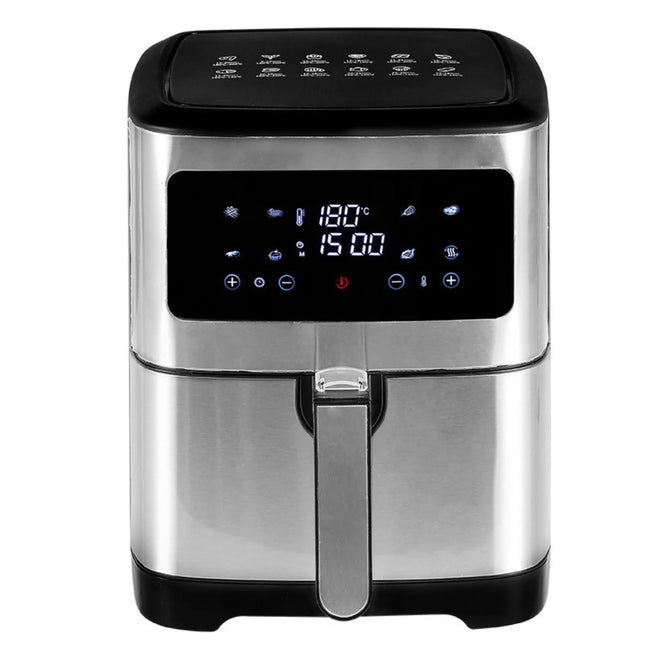 10 Liter Smart Digital Air Fryer for Large Families with Touchscreen Control