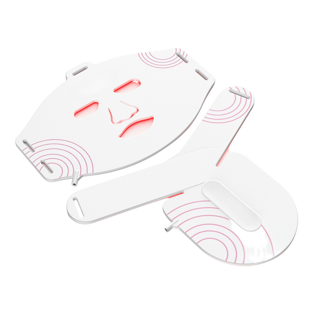 LED Face and Neck Red Light Relaxation Mask Rechargeable Skin Firming Device
