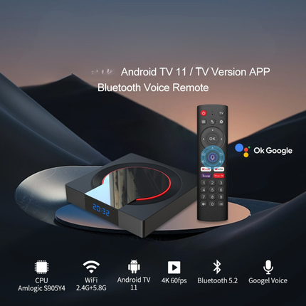 Android 12 Smart TV Box 2GB/4GB RAM 16–64GB Storage 8K Playback