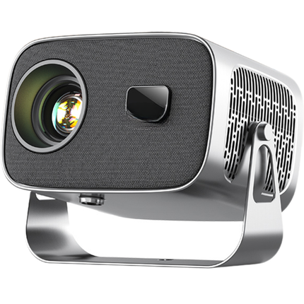 Compact Smart Mini Projector with Android 13, WiFi, Bluetooth 5.2 and Adjustable Stand