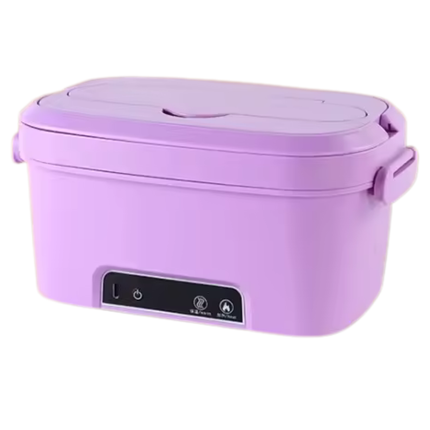 Portable Cordless Lunch Warmer Box 1.5L USB Rechargeable Food Heating Container for Car Office Travel