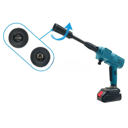 Portable Cordless Lithium Battery High Pressure Car Washing Gun with Water Spray Set