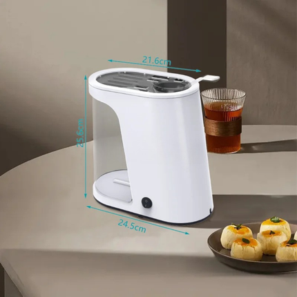 1200W Household Hot Air Popcorn Maker, Compact Electric Kitchen Appliance