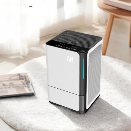 Portable 2-in-1 Humidifier and Dehumidifier with Touchscreen Control