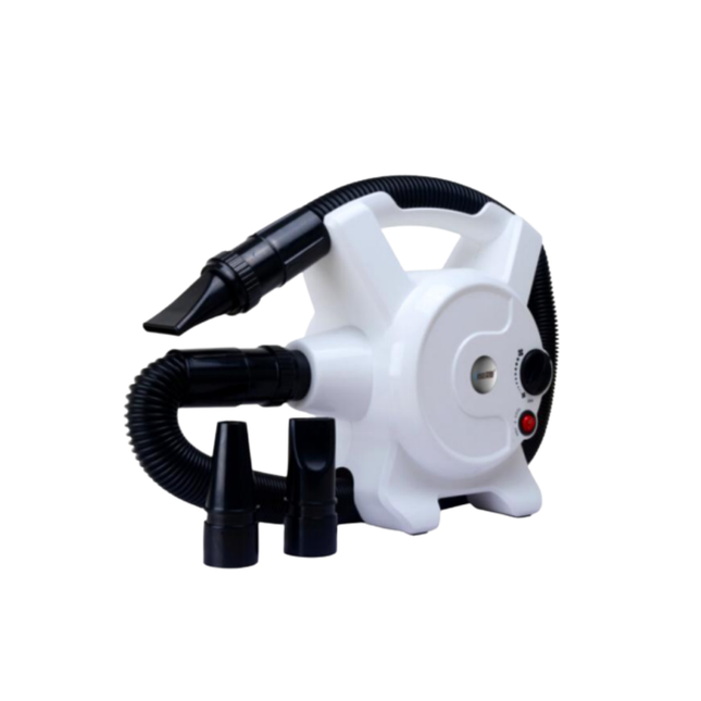 High-Speed Quiet Pet Hair Dryer for Long-Haired Dogs and Cats – Portable and Multifunctional