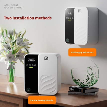 Automatic Perfume Sprayer 500ml Wall Mounted Smart Fragrance Dispenser App Controlled Timer