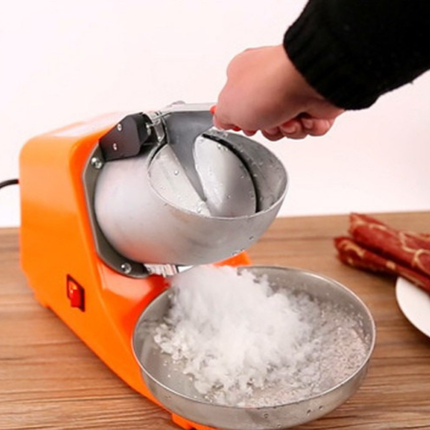 Electric Double Blade Ice Shaver Machine 220V